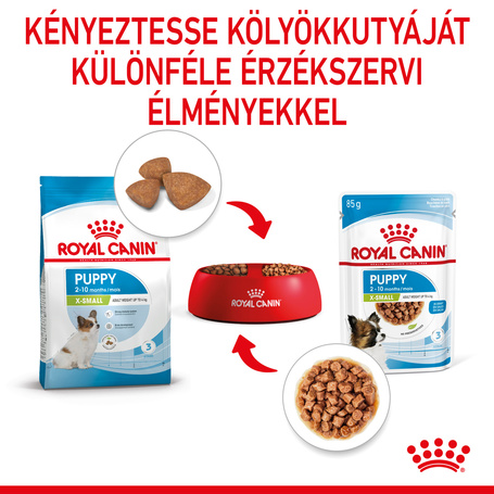 Royal Canin X-small Puppy - Nedves táp kistestű kölyök kutya részére