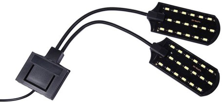 X7 LED fehér fényű kecses iker világítótestek akváriumokhoz