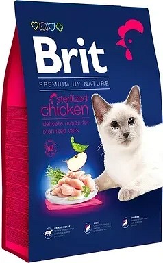 Brit Premium by Nature pentru pisici sterilizate pui