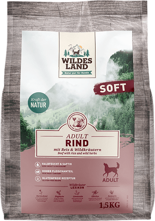 Wildes Land Soft félnedves táp marhahússal
