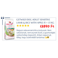 GetWild Dog Adult Sensitive Lamb & Rice with Apple #4