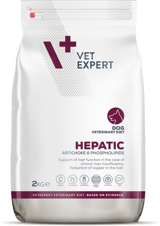 Vet Expert Hepatic Dog - Májelégelenség támogatásához szárazeledel kutyáknak