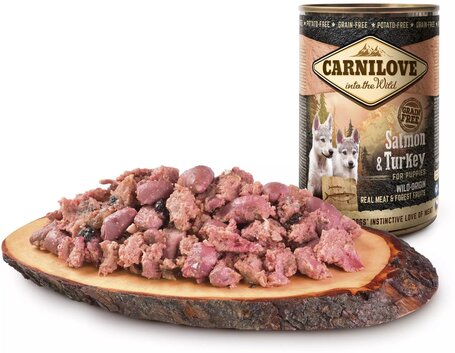 CarniLove Puppy Salmon & Turkey konzerv