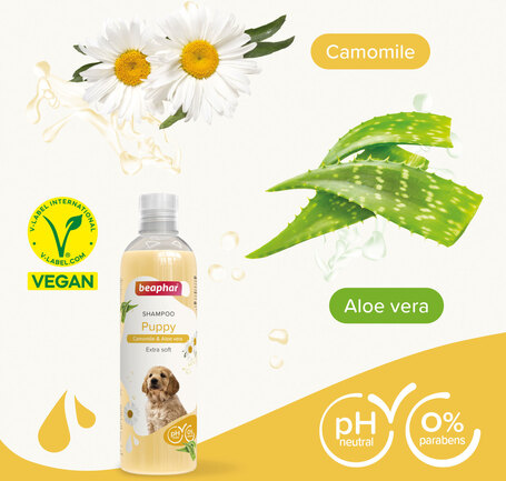Beaphar sampon kamillával kölyökkutyáknak