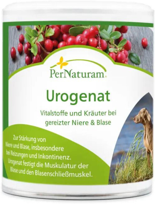 Pernaturam Urogenat amestec de plante pentru câini - pentru susținerea funcției renale și a vezicii urinare, incontinență, flatulență