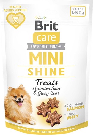 Brit Care Dog Mini treats SHINE jutalomfalat