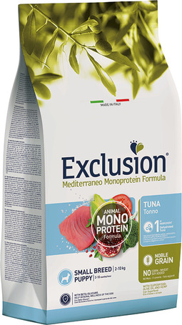 Exclusion Dog Mediterraneo Monoprotein Tuna Puppy Small