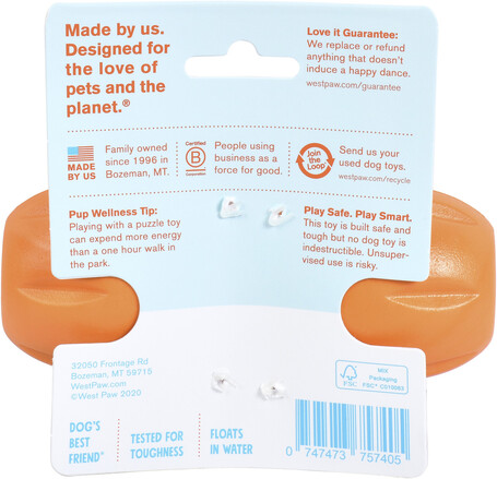 West Paw Qwizl - Jutalomfalattal tölthető rágóka