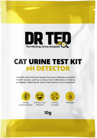 Dr Ted Cat Urine Test Kit - pH vizelet teszt macskáknak
