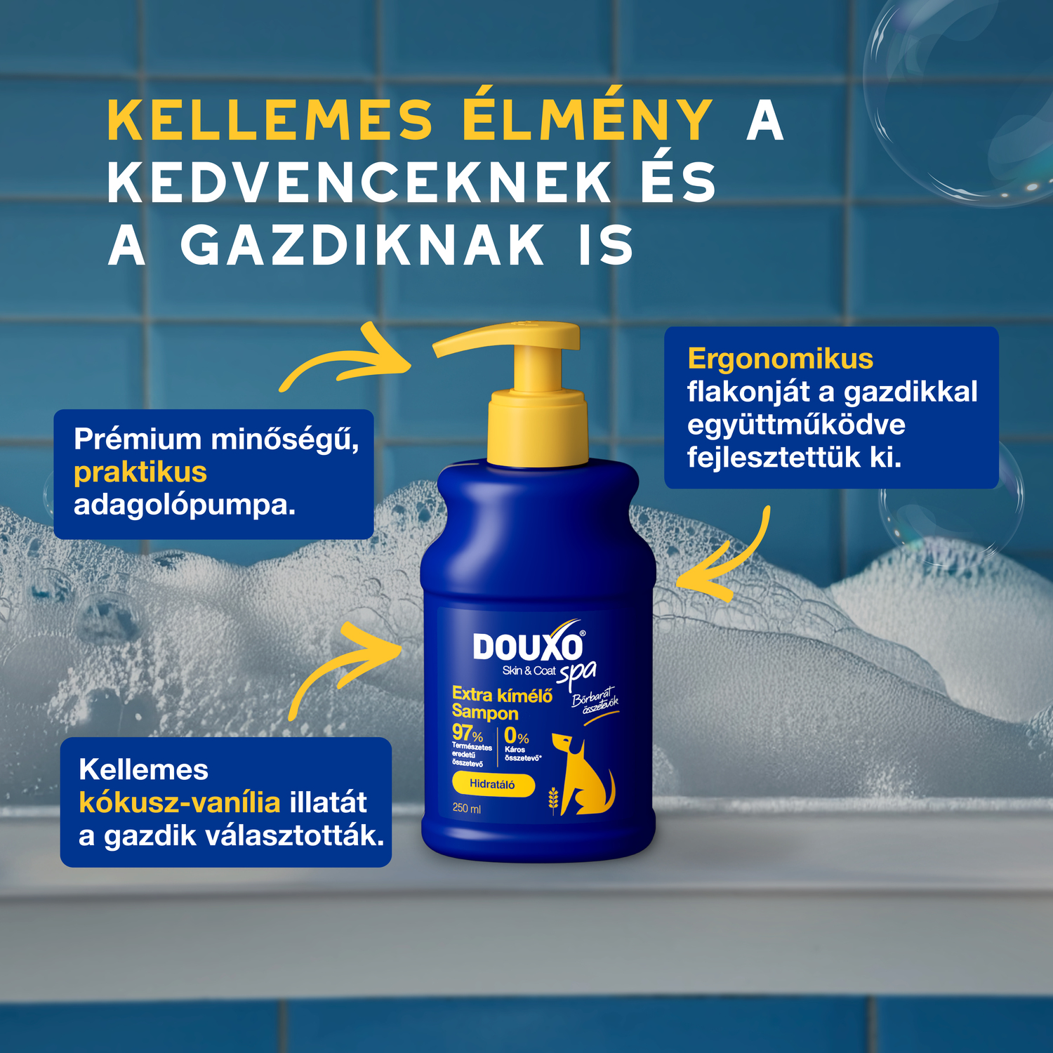 Douxo Spa șampon hidratant pentru câini - zoom