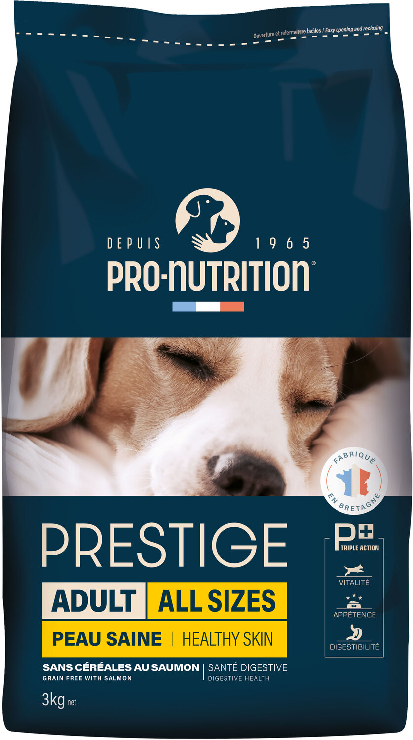 Pro-Nutrition Prestige Adult All Size Healthy Skin | Hrană fără cereale cu carne de somon | Pentru câini adulți - zoom