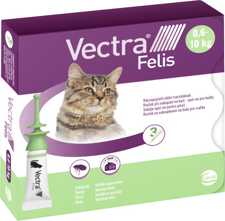Vectra Felis bolhák elleni spot on macskáknak