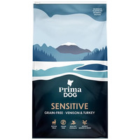 PrimaDog Grain Free Adult All Breed Venison & Turkey hrană uscată pentru câini, fără cereale