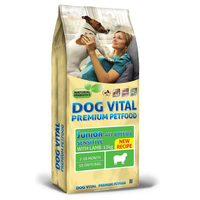 Dog Vital Junior All Breeds Sensitive Lamb | Száraztáp érzékeny emésztésű növendék kutyáknak
