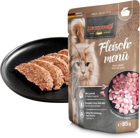 Leonardo Finest Selection alutasak húsmix menü macskáknak