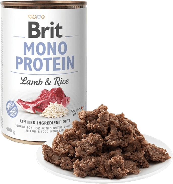 Conservă Brit Mono Protein Lamb & Rice - zoom