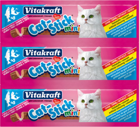 Vitakraft Cat Stick Classic lazacos és pisztrángos halrudak macskáknak