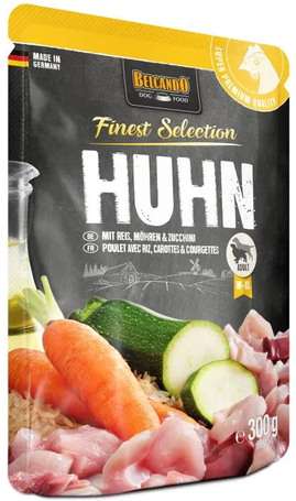 Belcando alutasak csirkehússal, rizzsel, sárgarépával és cukkinivel Belcando alutasak csirkehússal, rizzsel, sárgarépával és cukkinivel