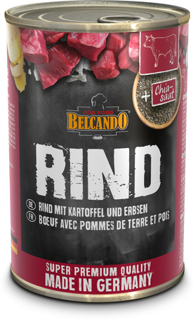 Belcando konzerv marhahússal, burgonyával és borsóval