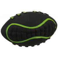 Trixie latex rögbilabda filc töltéssel zöld-fekete színben kutyáknak #3