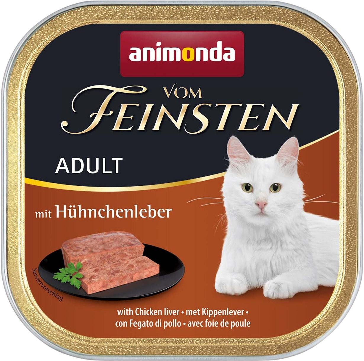 Animonda Vom Feinsten Adult - Hrană pentru pisici cu ficat de pui