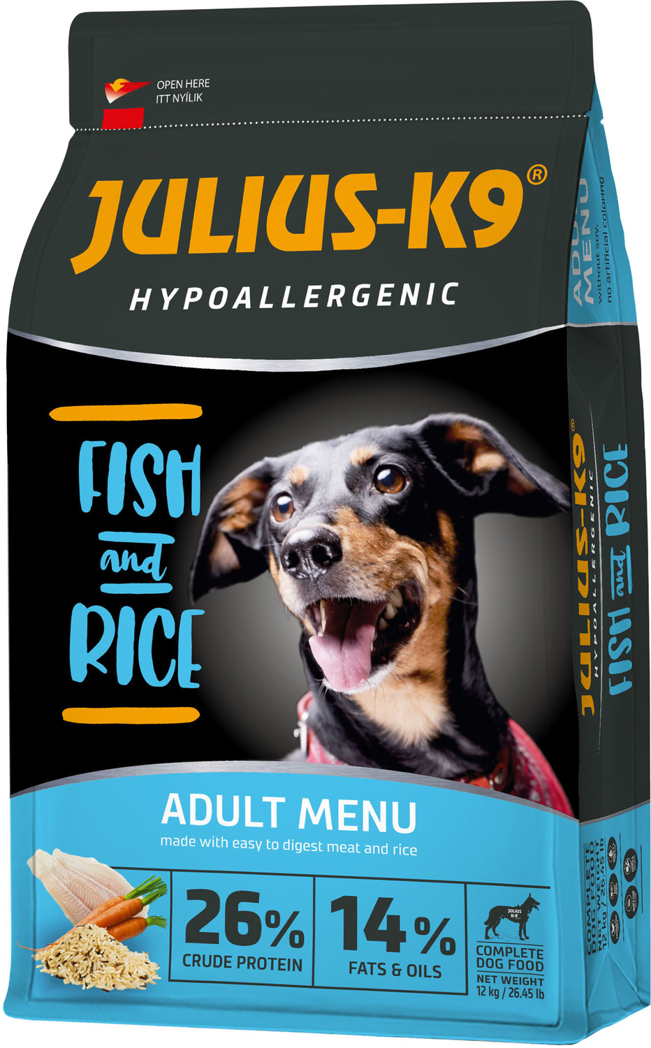 Julius-K9 Hypoallergenic Adult Fish & Rice