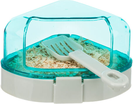 Trixie fedett saroktoalett hörcsögnek, egérnek