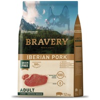 Bravery Dog Adult Medium/Large Grain Free Iberian Pork | Kutyatáp Spanyolországból közepes és nagy termetű felnőtt kutyáknak | Gabonamentes