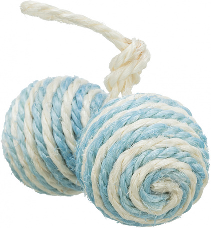 Trixie duplalabdás játék szizálkender fonalból