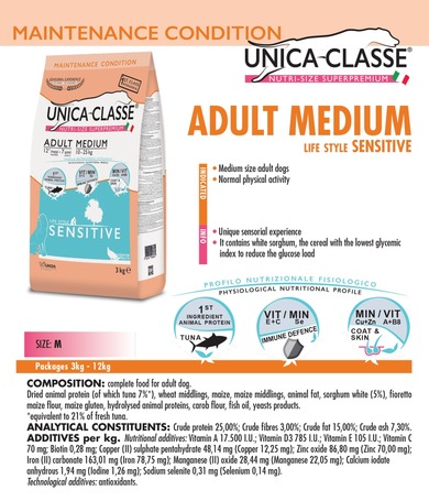 Unica Classe Adult All Breed Tuna Sensitive