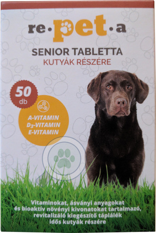 Re-pet-a Senior tabletta kutyáknak