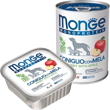 Monge Dog Grain Free Monoprotein Rabbit & Apple Paté