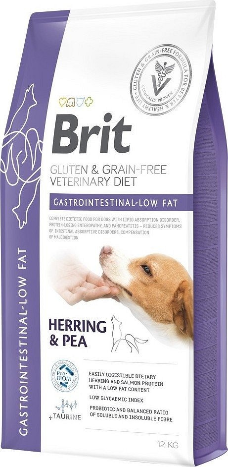 Brit VD Dog Gastrointestinal Low Fat pentru câini