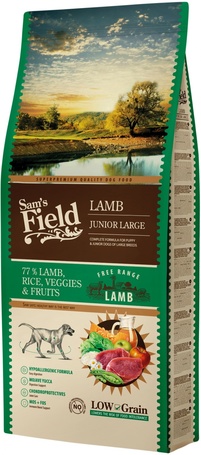 Sam's Field Low Grain Junior Large Hypoallergenic Lamb