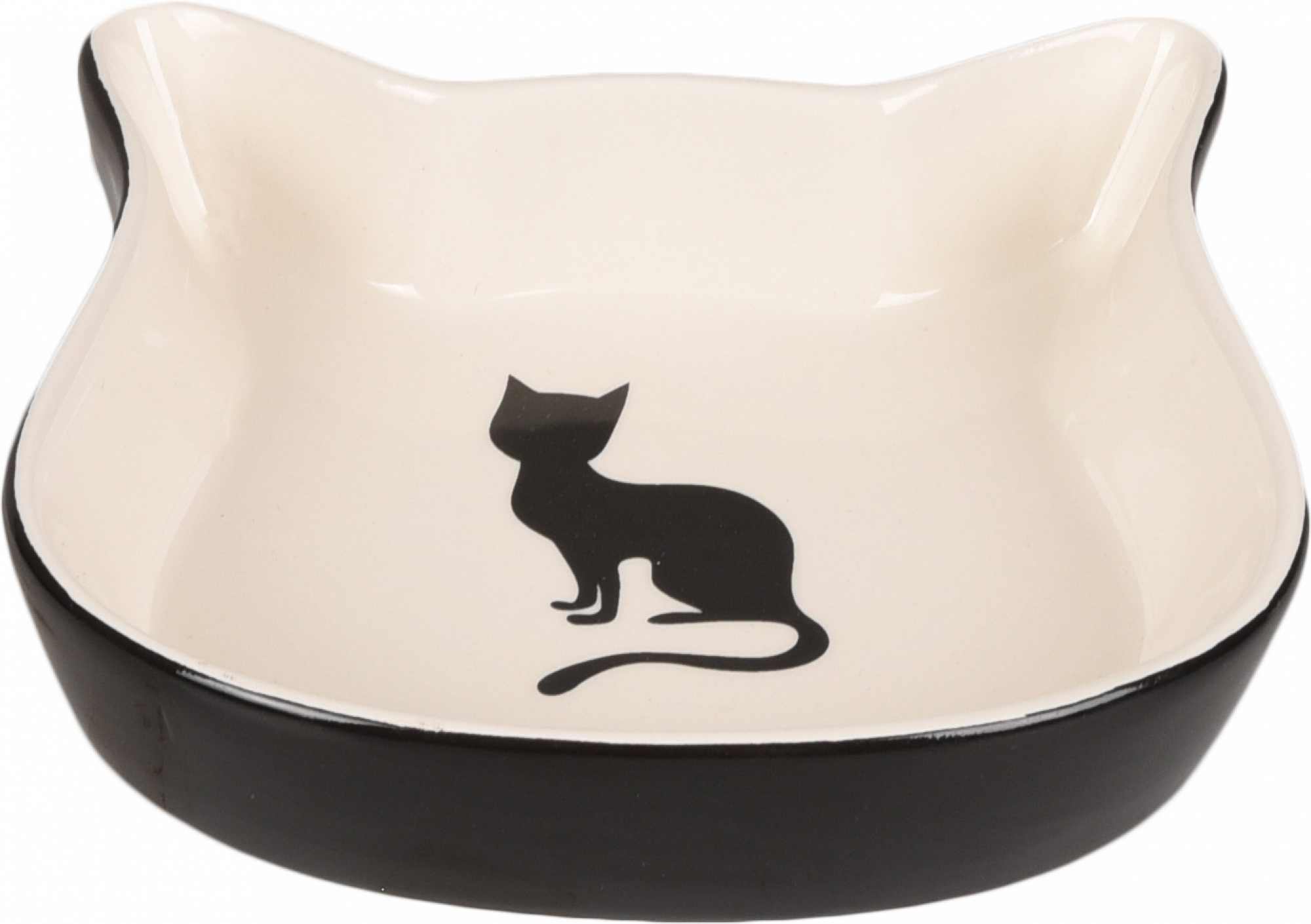 Flamingo castron din ceramică pentru pisici în formă de cap de pisică
