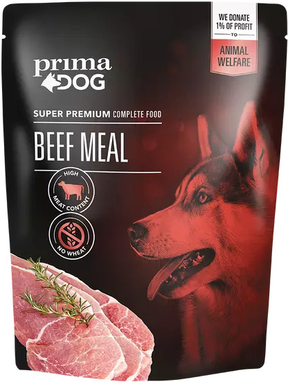 Prima Dog Beef Meal hrană umedă câini