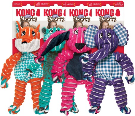 Kong Floppy Knots állatfigurák