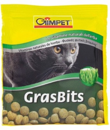 GimCat GrasBits zöld fű tabletta macskáknak