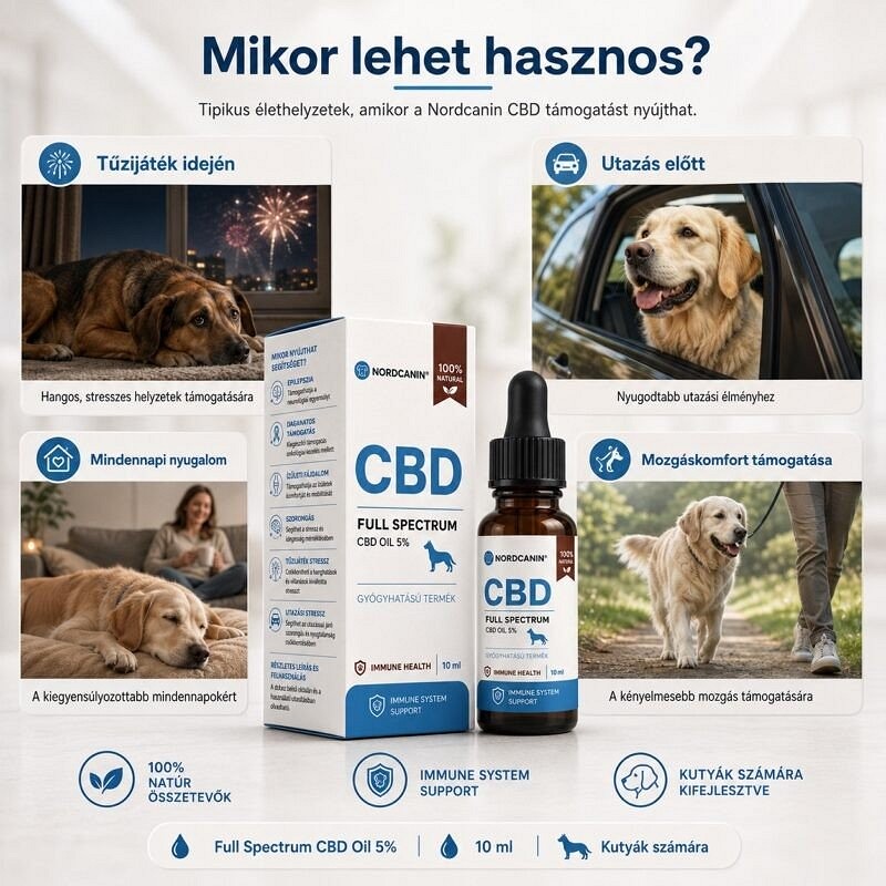 Nordcanin ulei CBD full spectrum pentru câini - zoom