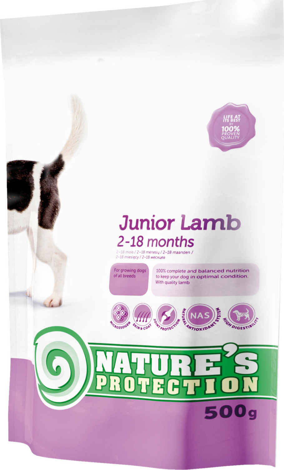Nature's Protection Dog Junior Lamb - zoom
