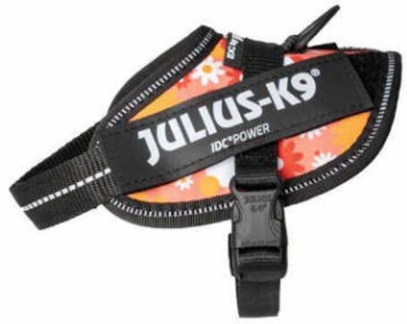 Julius-K9 IDC virágos rózsaszín powerhám kutyáknak