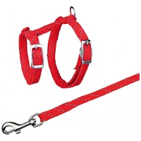 Trixie fényvisszaverő keresztcsíkozású hám és póráz macskáknak #2