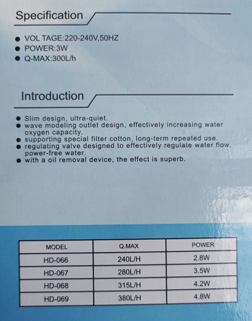 Ultra keskeny akváriumi akasztós szűrő