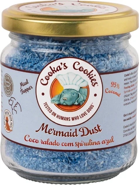 Pudră magică albastră Cooka's Mermaid Dust pentru câini - zoom