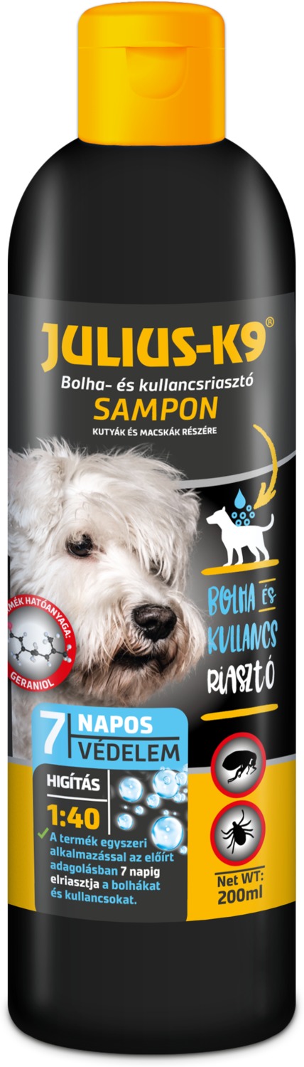 Julius-K9 șampon repelent împotriva puricilor și căpușelor pentru câini