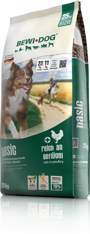 Bewi-Dog Basic szárnyashúsban gazdag száraztáp