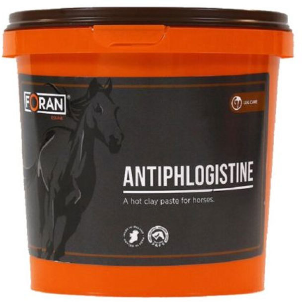 Foran Antiphlogistine - Clei fierbinte (cataplasmă) pentru cai pentru ameliorarea durerilor musculare și articulare