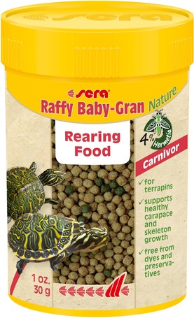 Sera Raffy Baby-Gran Nature növendék víziteknős táp