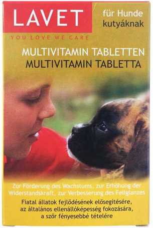 Lavet multivitamin tabletta kutyáknak