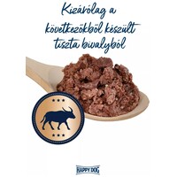 Happy Dog Pur Italy - Tiszta bivalyhúsos konzerv | Egyetlen fehérjeforrás #3